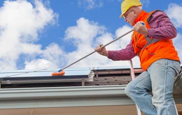 High Scales soft wash roof cleaning